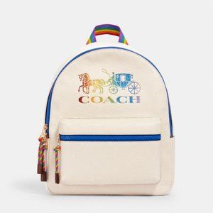🌟LAST ONE🌟 Coach Medium Charlie Rainbow Backpack
